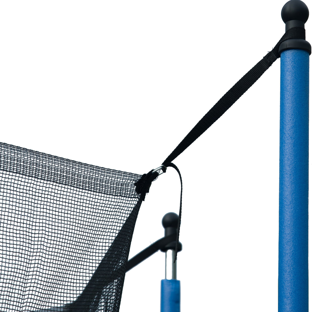 14FT Backyard Trampoline with Basketball Hoop, Safety Enclosure and Ladder