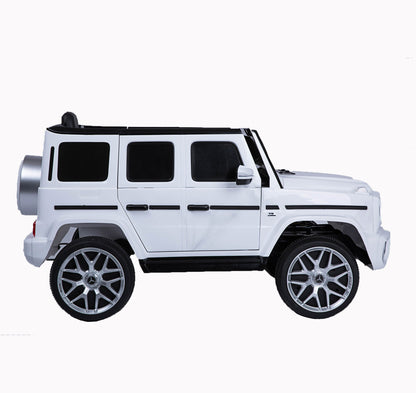 Licensed Mercedes-Benz G63 12V Kids Ride-On Car with Parental Remote Control – White