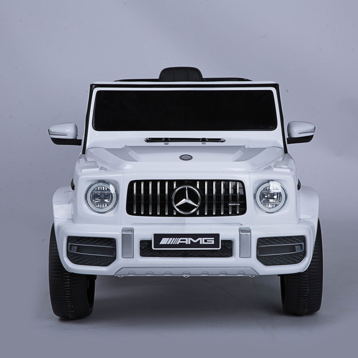 Licensed Mercedes-Benz G63 12V Kids Ride-On Car with Parental Remote Control – White
