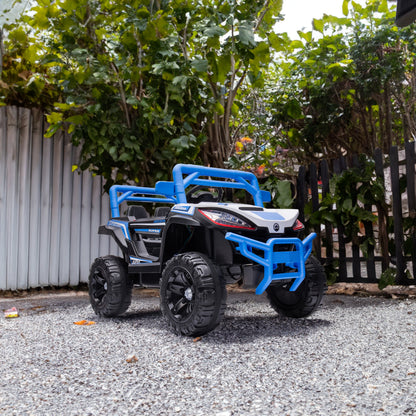 Tamco 12V Kids Electric Ride-On Car with Remote Control, Swing Mode and LED Lights – Blue