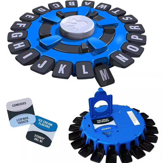Crazy letter games, fast-paced family board games, puzzle toys