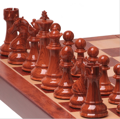 3-in-1 Wooden Travel Game Set with Chess, Checkers and Backgammon – 53CM Board