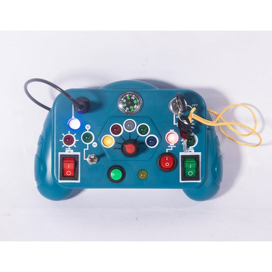Montessori early childhood education toy Huarongdao LCD display puzzle game machine thinking