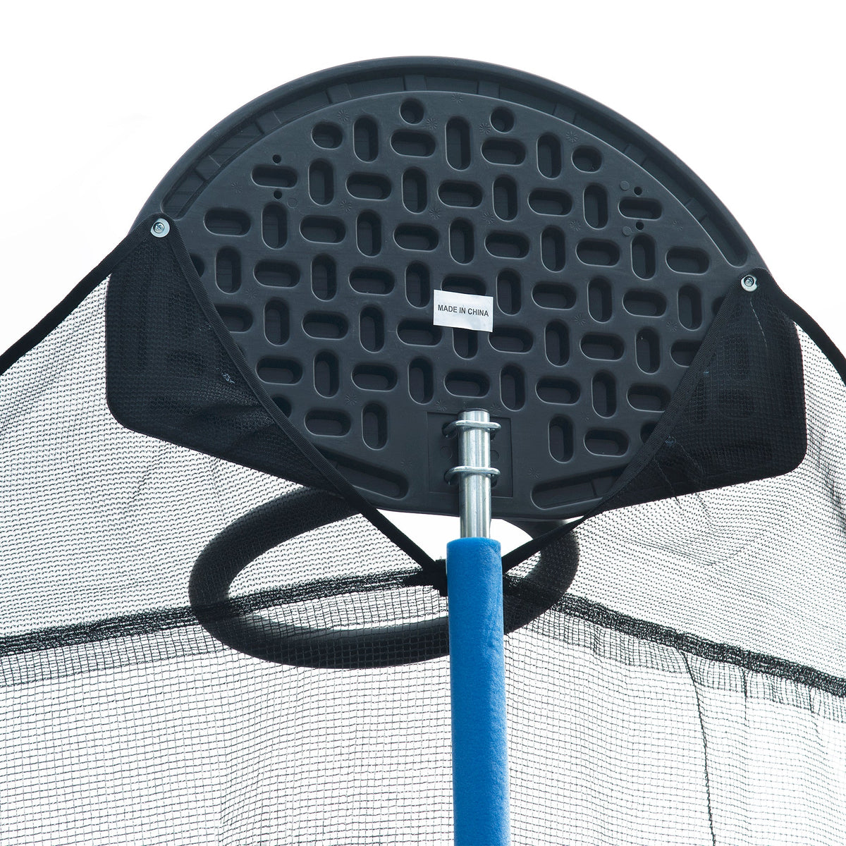14FT Backyard Trampoline with Basketball Hoop, Safety Enclosure and Ladder