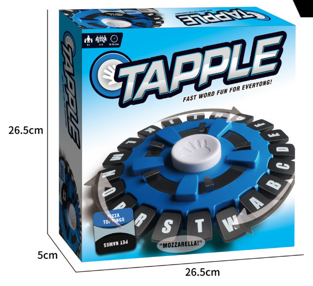 Crazy letter games, fast-paced family board games, puzzle toys